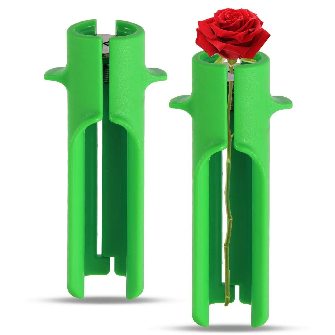 BTKOSHLE rose thorn stripper tool in hand shows easy thorn removal for roses