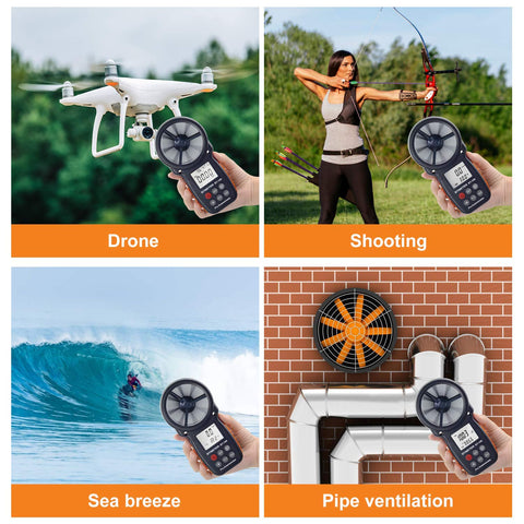 BTMETER BT-100 portable design ideal for on-site wind checks