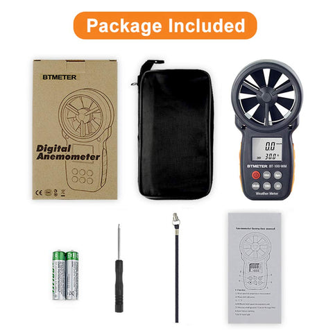BTMETER BT-100WM tripod-ready design for stable outdoor measurements