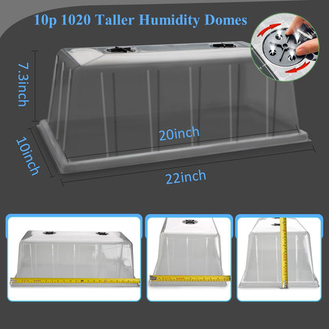 BTPLASTIK dual-vent adjustable dome enables precise humidity control