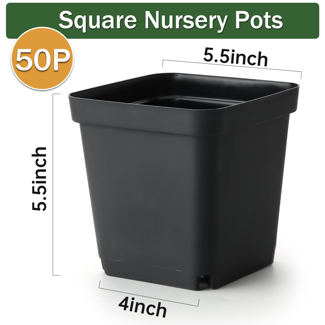 BTPLASTIK pots for indoor and outdoor use.