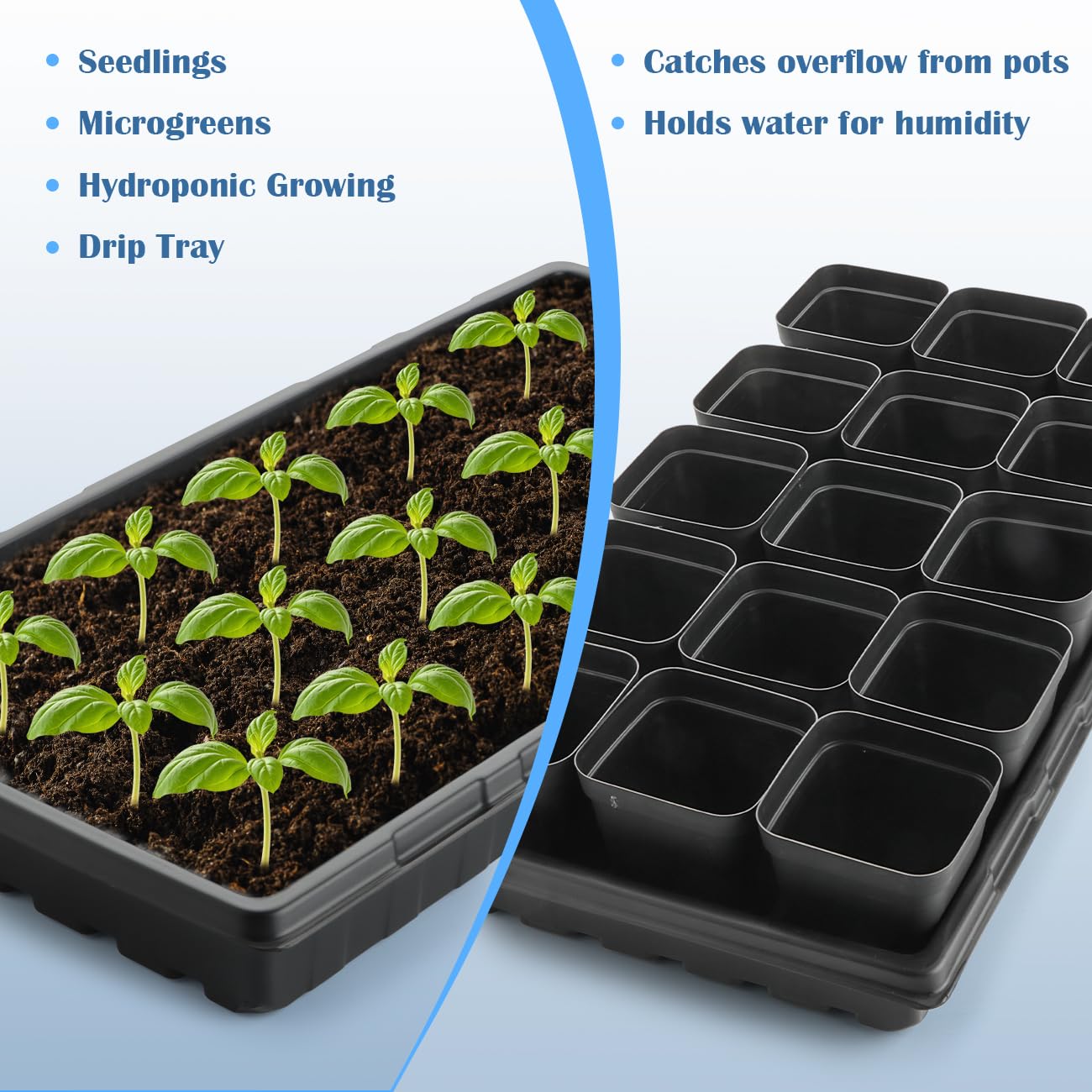 BTPLASTIK stackable lightweight flats save storage and time.