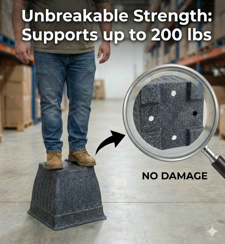 BTPLASTIK ultra-heavy-duty plastic planter resists cracking and bending under weight