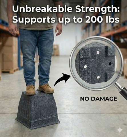 BTPLASTIK ultra-heavy-duty plastic planter resists cracking and bending under weight