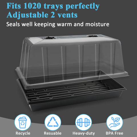 BTPLASTIK universal 1020 tray fit ensures compatible seed starting