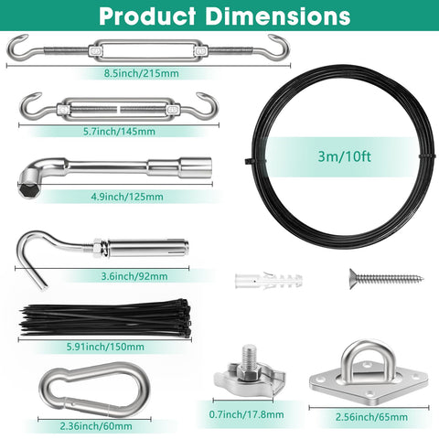 Btvsd 304 stainless steel cable offers rust resistance for durable outdoor use.