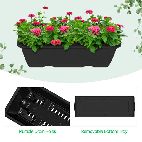 BTY ergonomic-height planter enables comfortable planting.