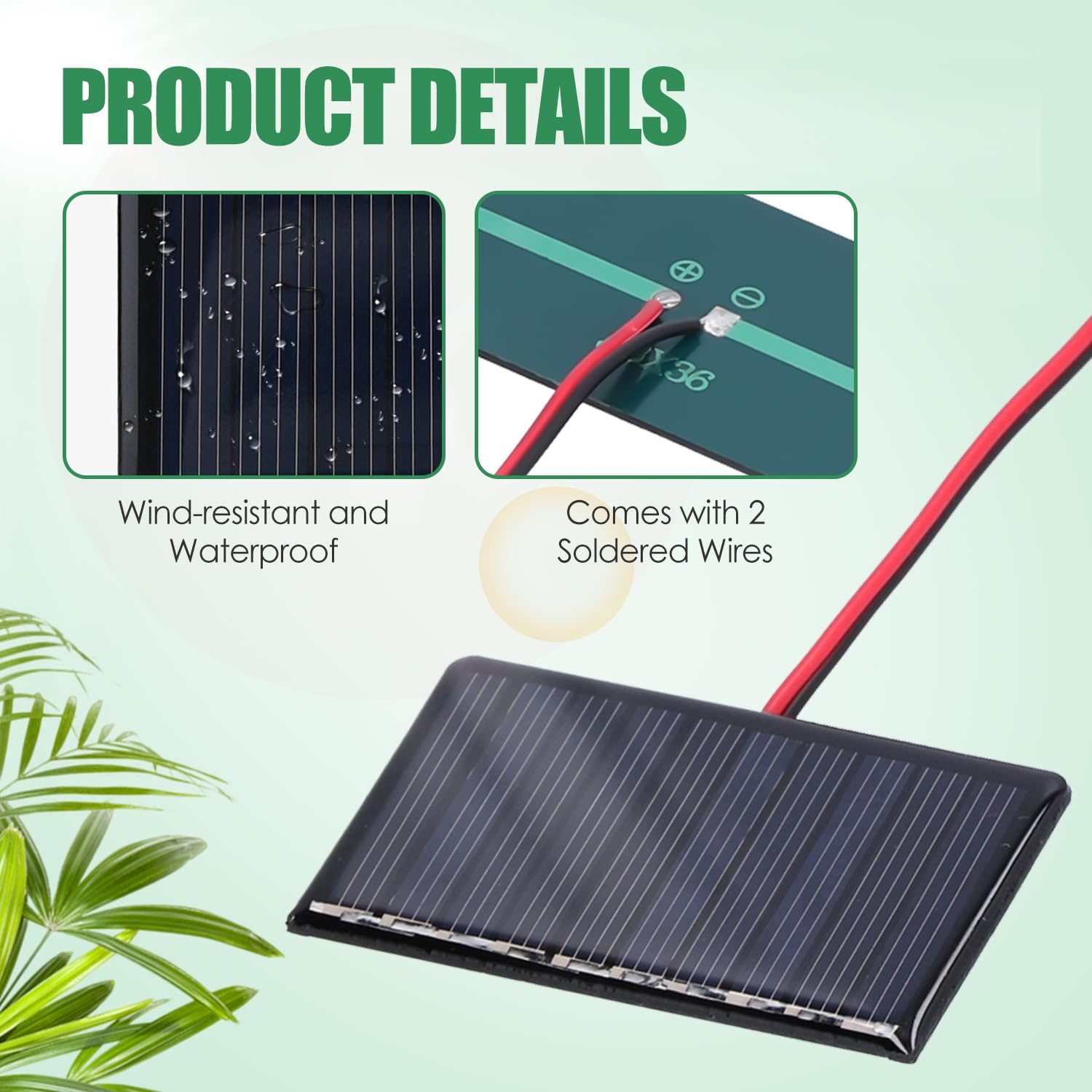 Buachois anti-wind design panel suitable for variable weather conditions.