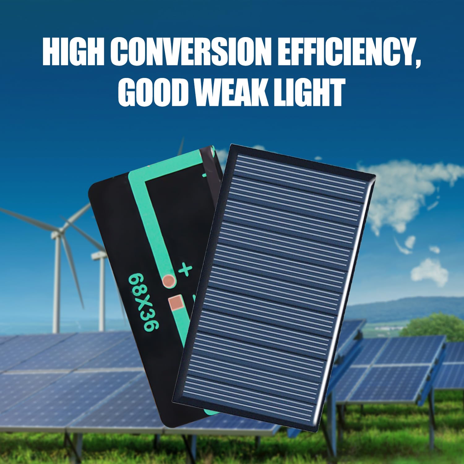 Buachois compact solar panel assembly for easy home lighting projects.