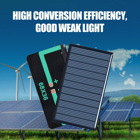 Buachois compact solar panel assembly for easy home lighting projects.