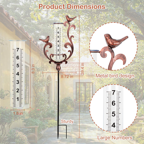 BUARO8AGA quick-install stake enables tool-free setup