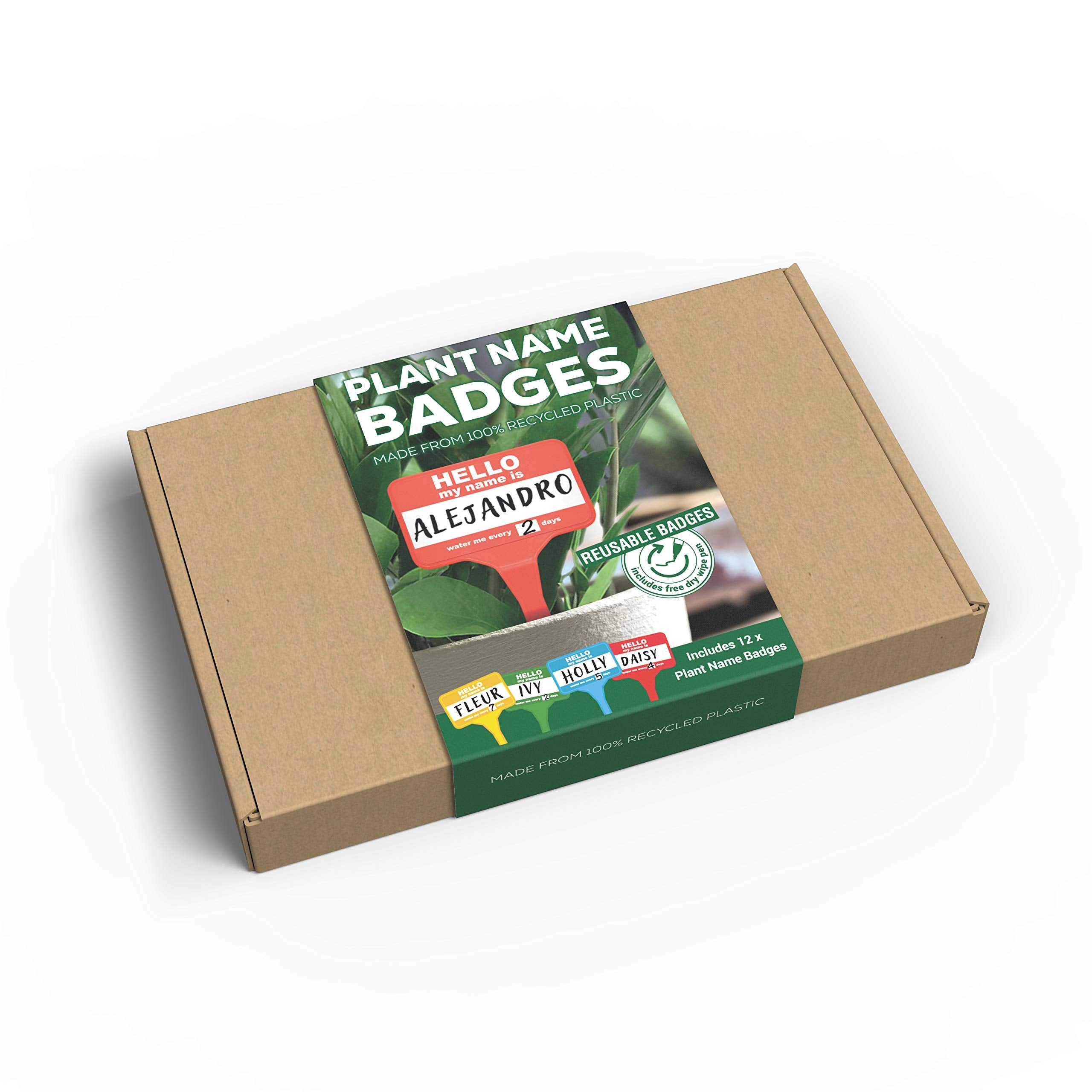 Bubblegum Stuff Plant Name Badges eco-packaging packaging made from recycled paper