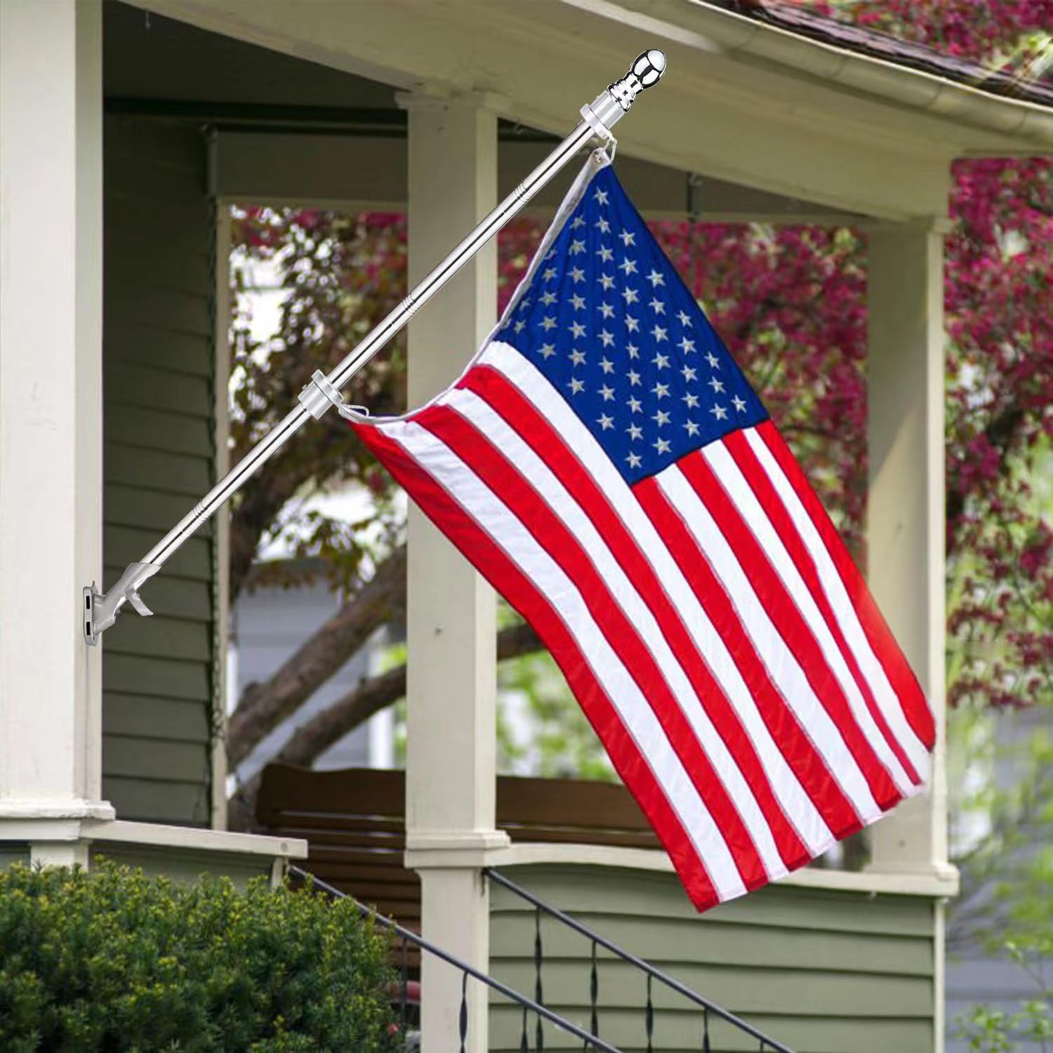 Bubblythe ready-to-use flag rings ideal for gardens and storefronts.