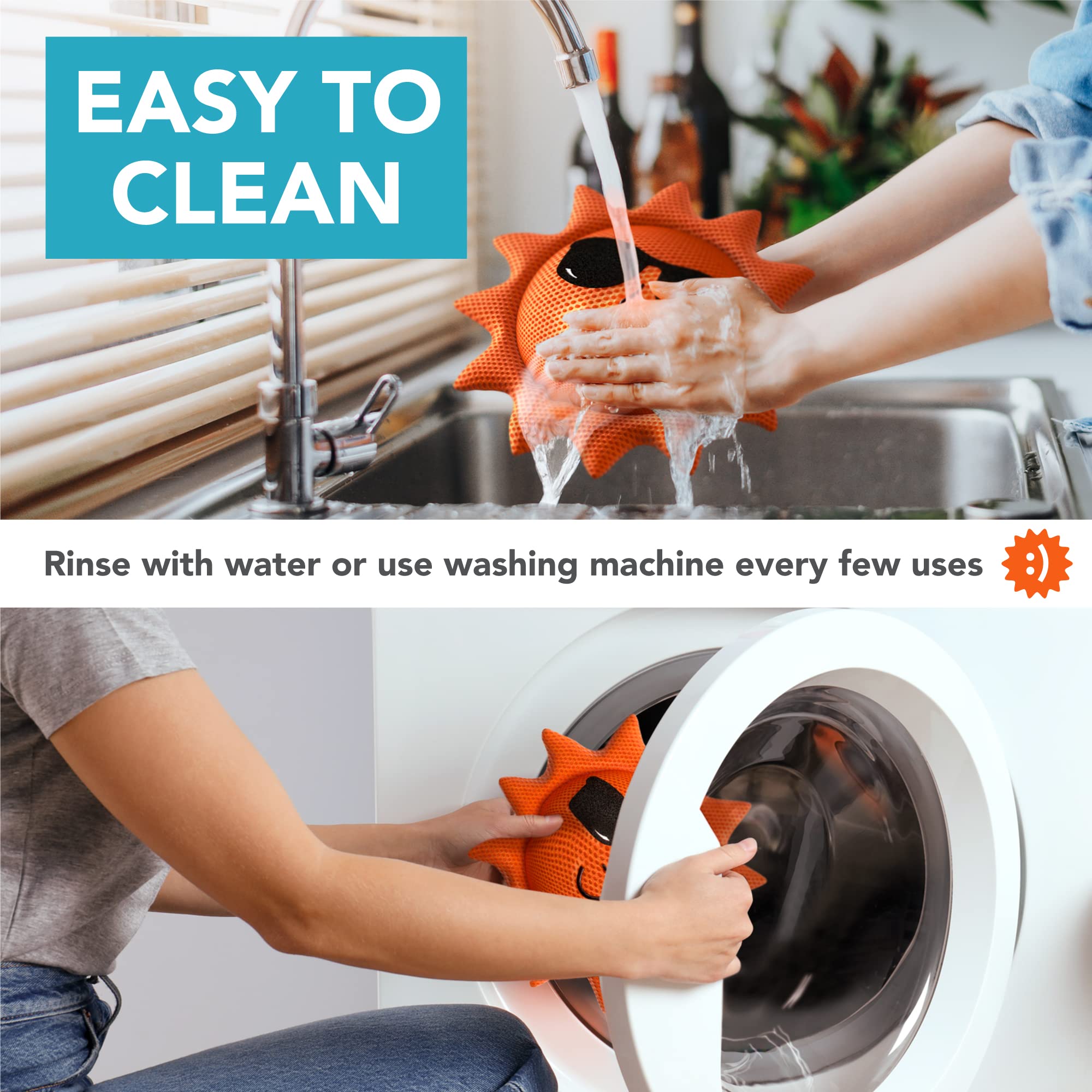 BubbyShine hot tub cleaning kit includes two floating absorbers for easy maintenance.