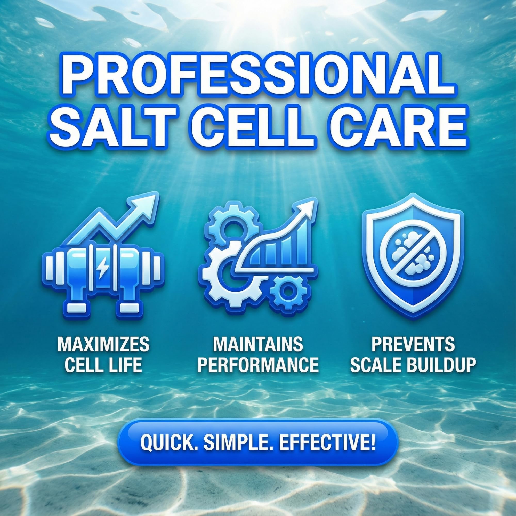 BubbyShine targets calcium-scale deposits on pool cell plates