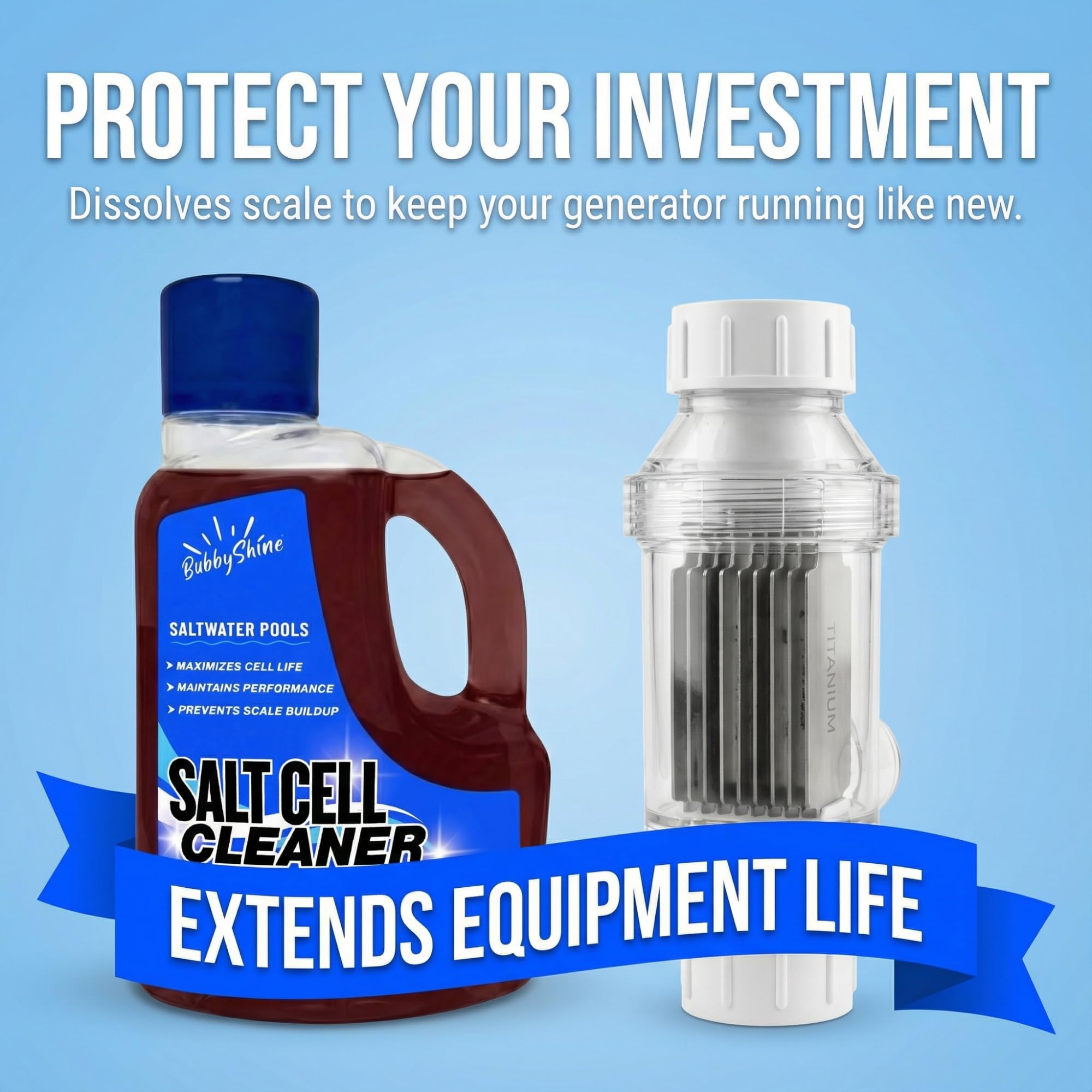 BubbyShine supports steady SWG output for comfortable water