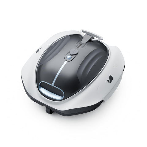 BUBLUE Bubot 300P front view for cordless pool cleaning convenience
