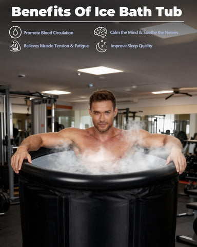 Bubplay Ice Bath insulation features six layers to maintain cooler water.
