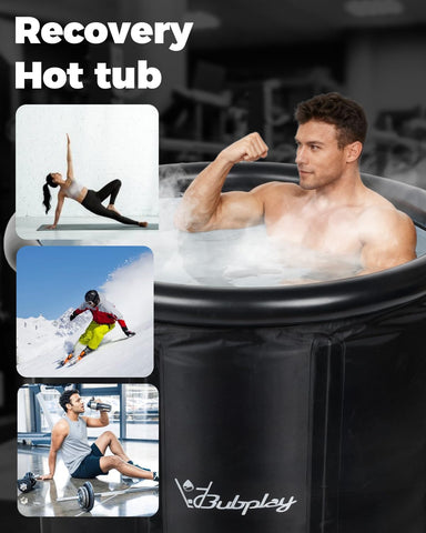 Bubplay Ice Bath outer 210D fabric for durable outdoor use.