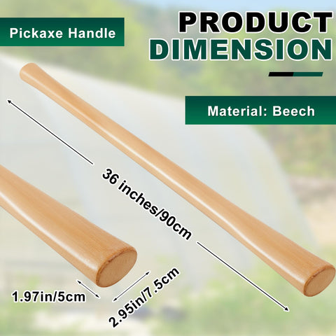 Bucherry beech wood handle end detail showing precision