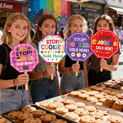 Bucherry outdoor cookie booth display kit shown for markets