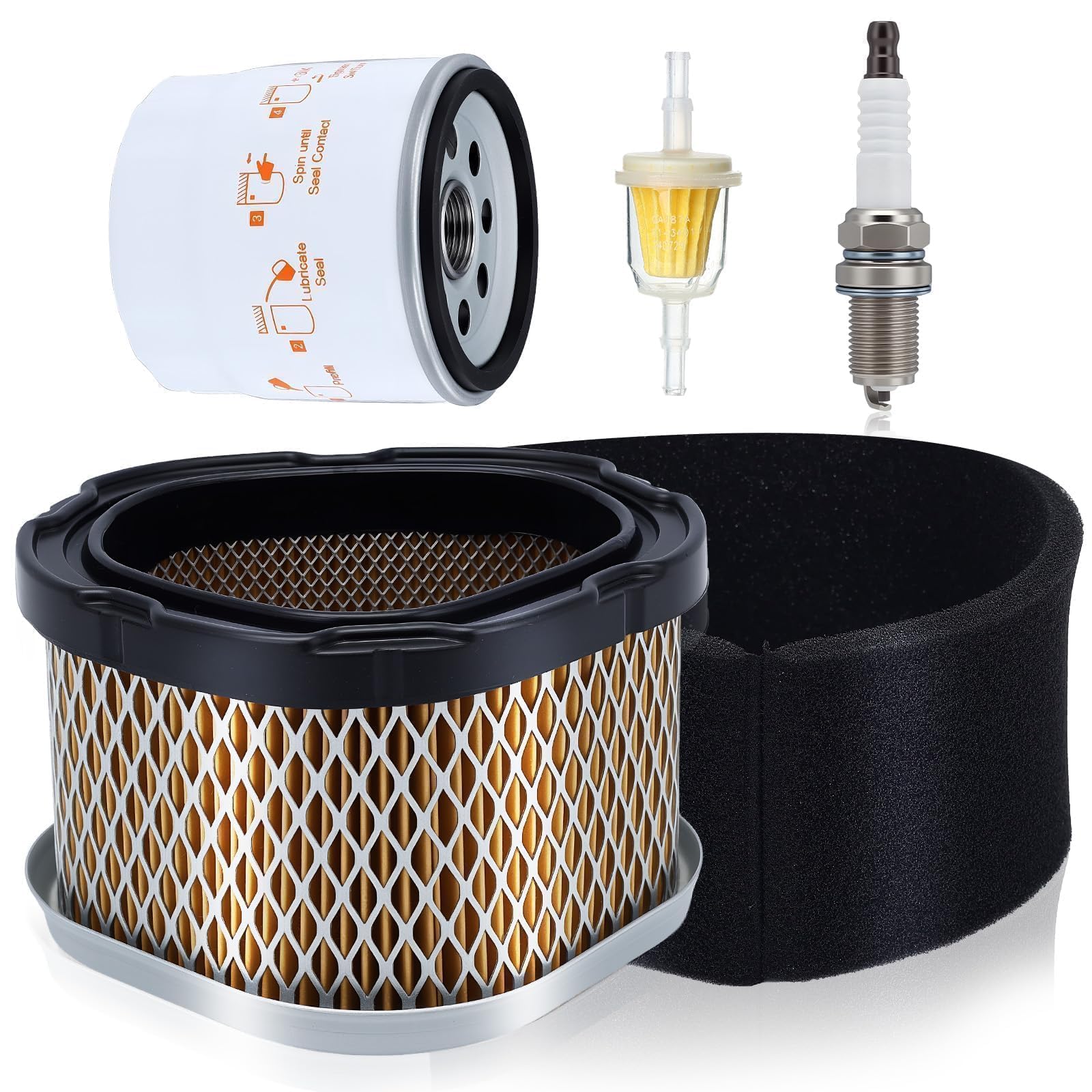 Buckbock air filter and pre-filter bundle for easier maintenance and longer life.