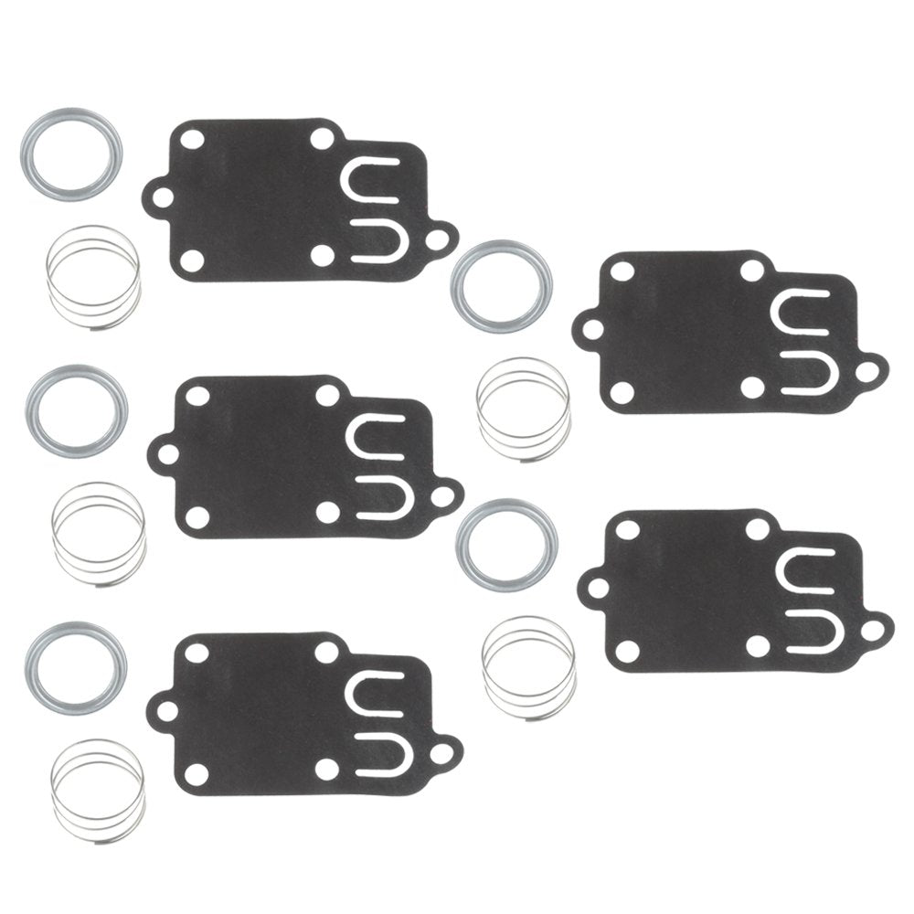 Buckbock assembly diagram highlights steps for diaphragm installation with ease.
