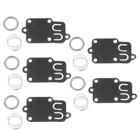 Buckbock assembly diagram highlights steps for diaphragm installation with ease.