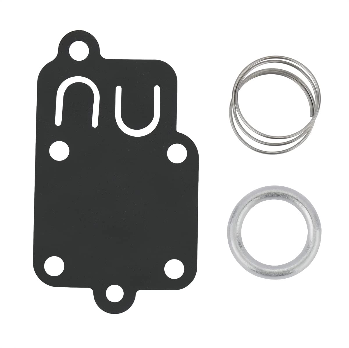 Buckbock box packaging front displays five diaphragms and five springs kit.