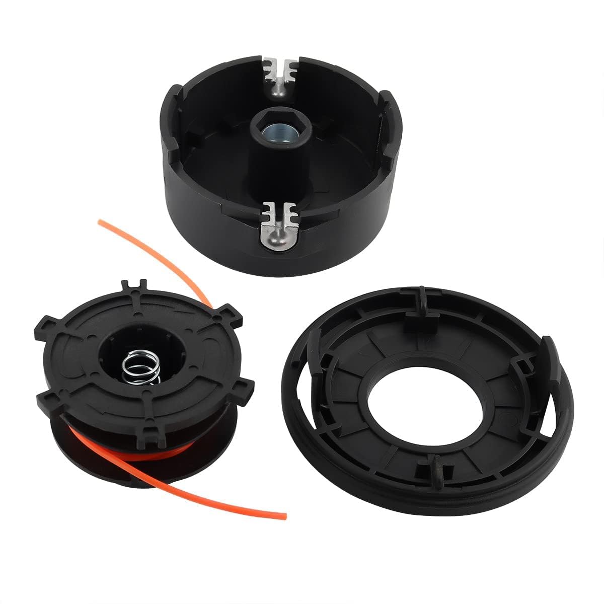 Buckbock packaging highlights easy-spool design and durable construction.