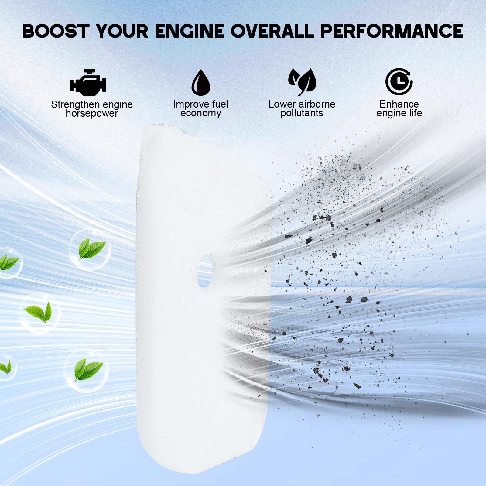 Buckbock spark-plug detail ideal for quick upgrades during service.