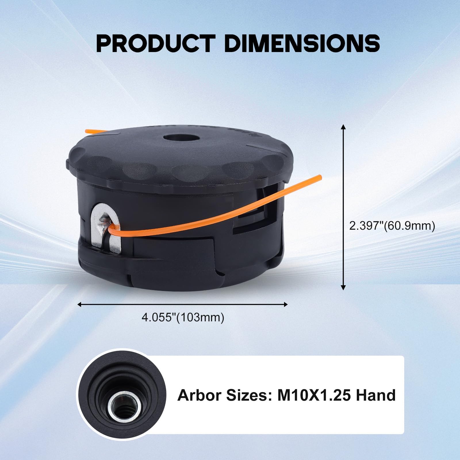 Buckbock Speed Feed 400 with 10mm x 1.25 LH long bushing for easy mounting
