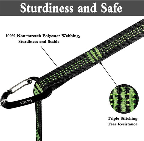 BUDOBEG non-stretch polyester webbing delivers dependable support