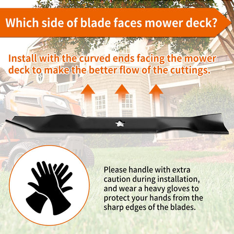 Budrash 134149 sharpened edge ensures efficient mowing and consistent clippings.