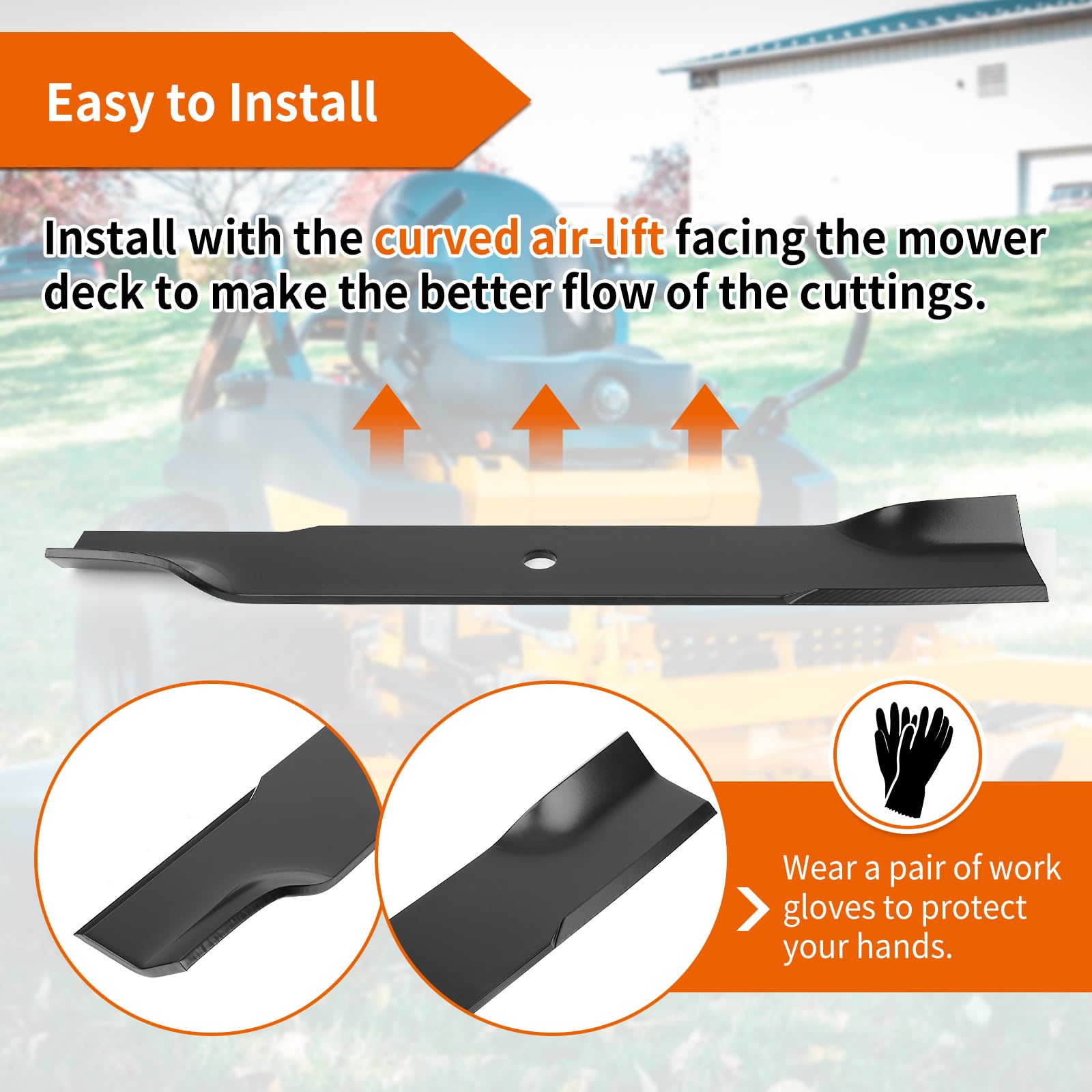 Budrash 3-pack blade set simplifies replacements and maintenance.