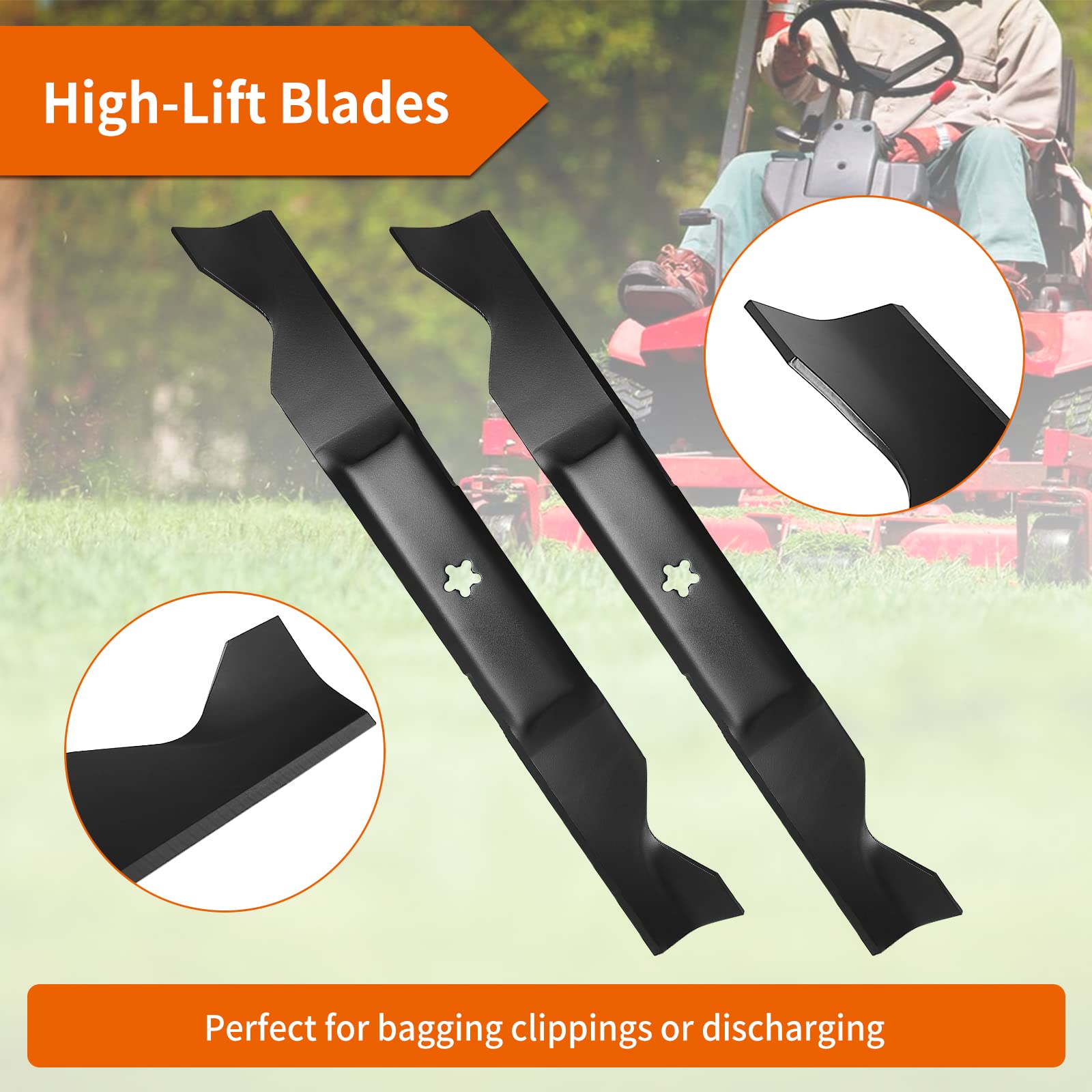 budrash curved-side blades install with deck for better cut flow.