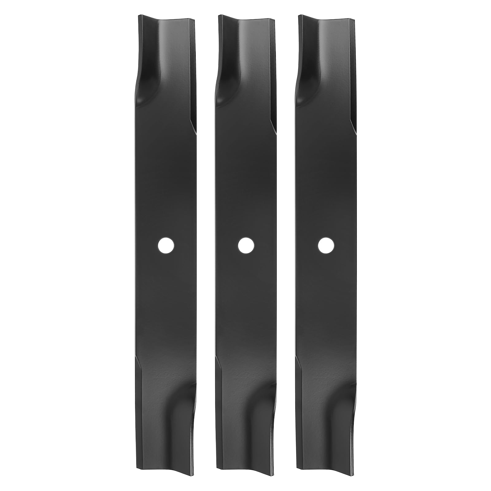 Budrash 601124 blade for Hustler 54-inch deck delivers clean, even cuts.