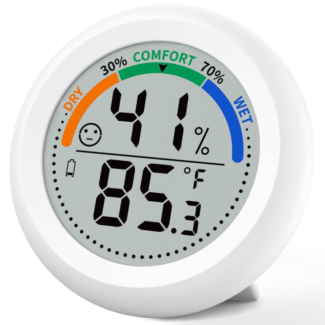 Budsom digital thermometer display for quick temperature checks across any room.