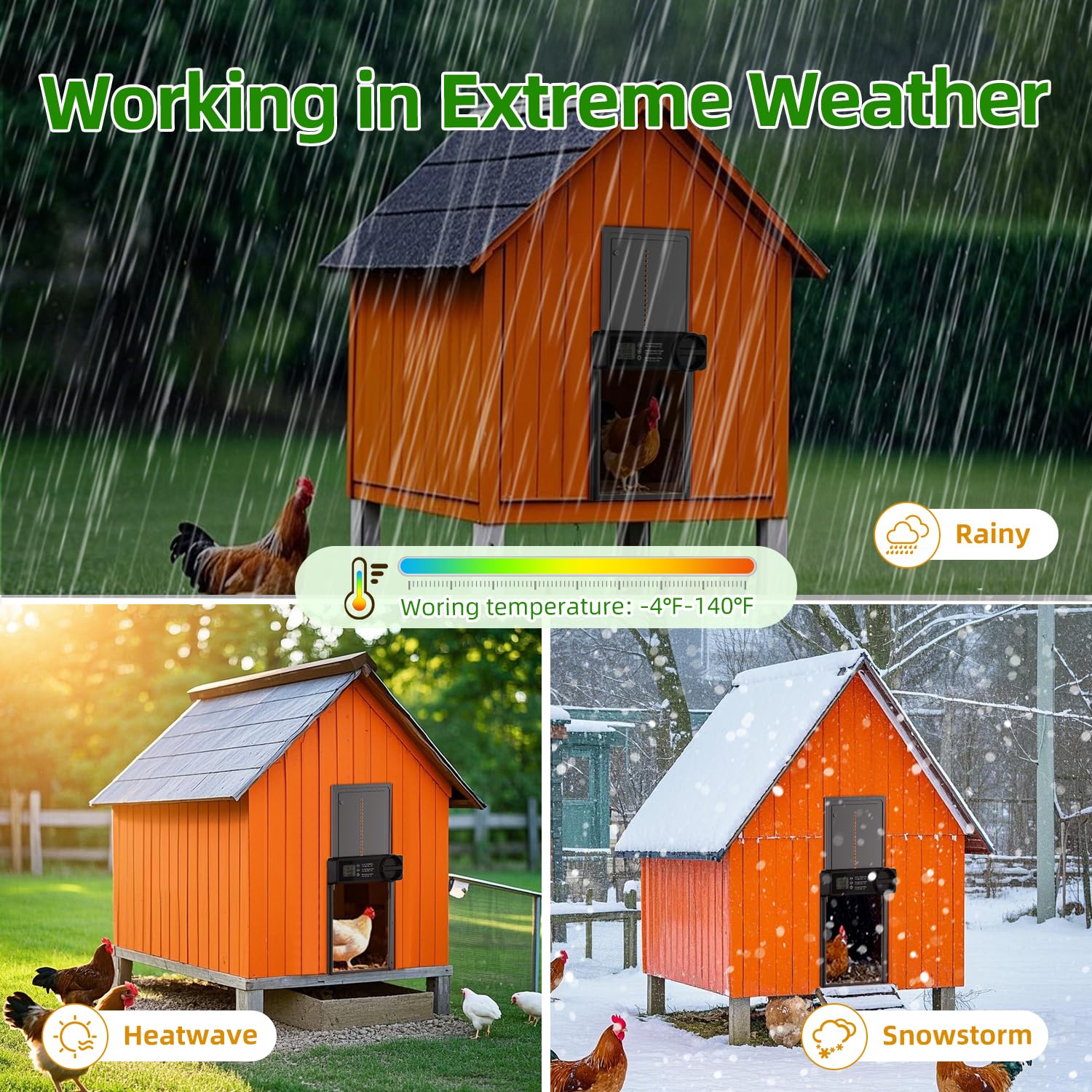 Budsom installation kit and coop mounting demonstrates easy setup