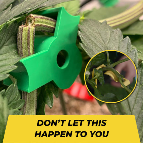 BudTrainer BudClips made from durable recycled ABS plastic for lasting garden use