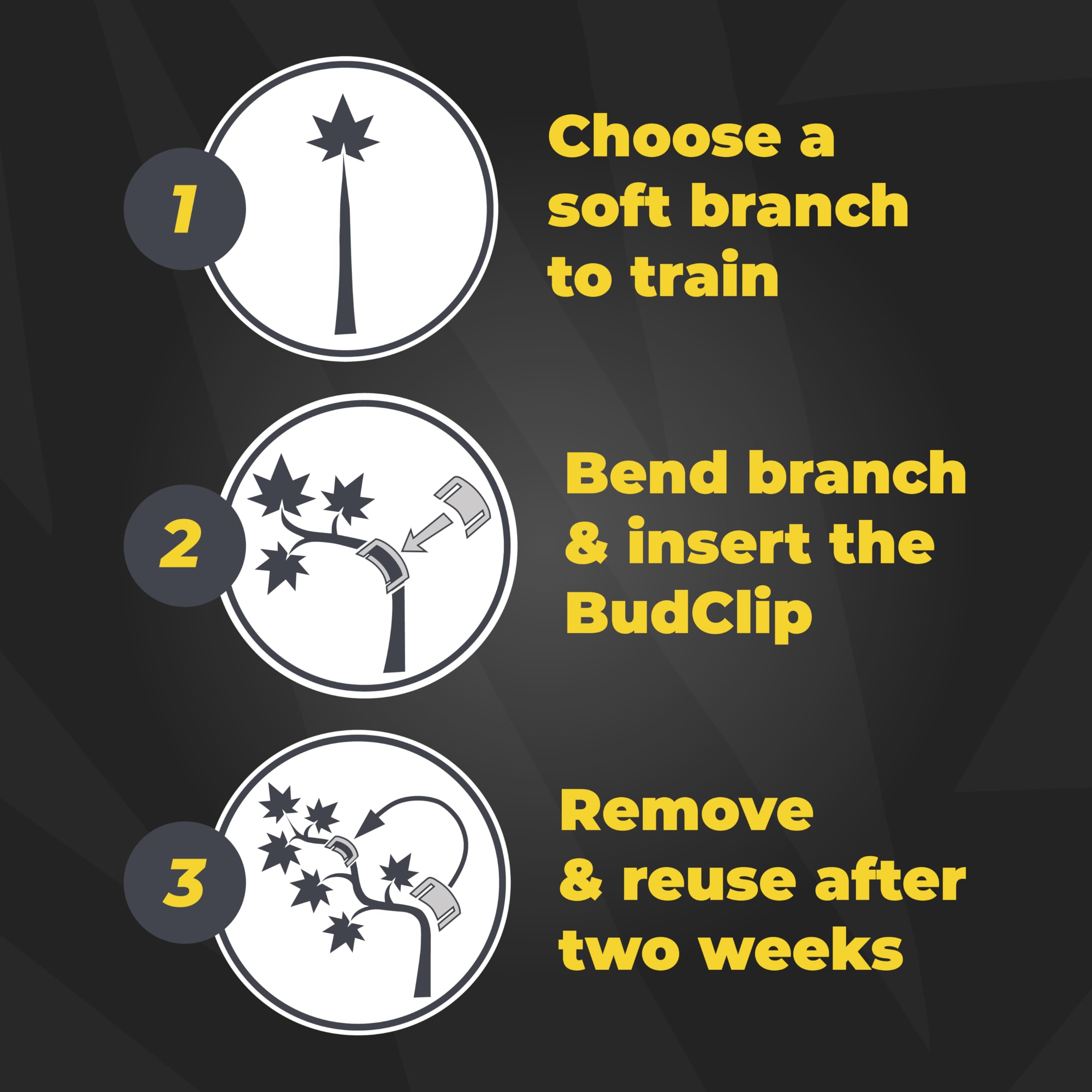 BudTrainer BudClips durable ABS construction for long-lasting use.