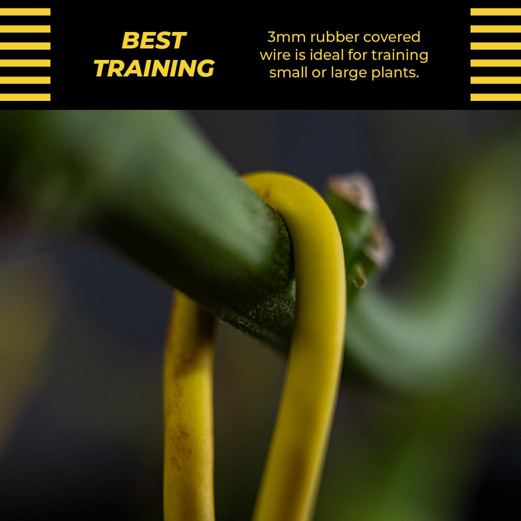 BudTrainer BudHuggers yellow washable ties for reusable seasons.