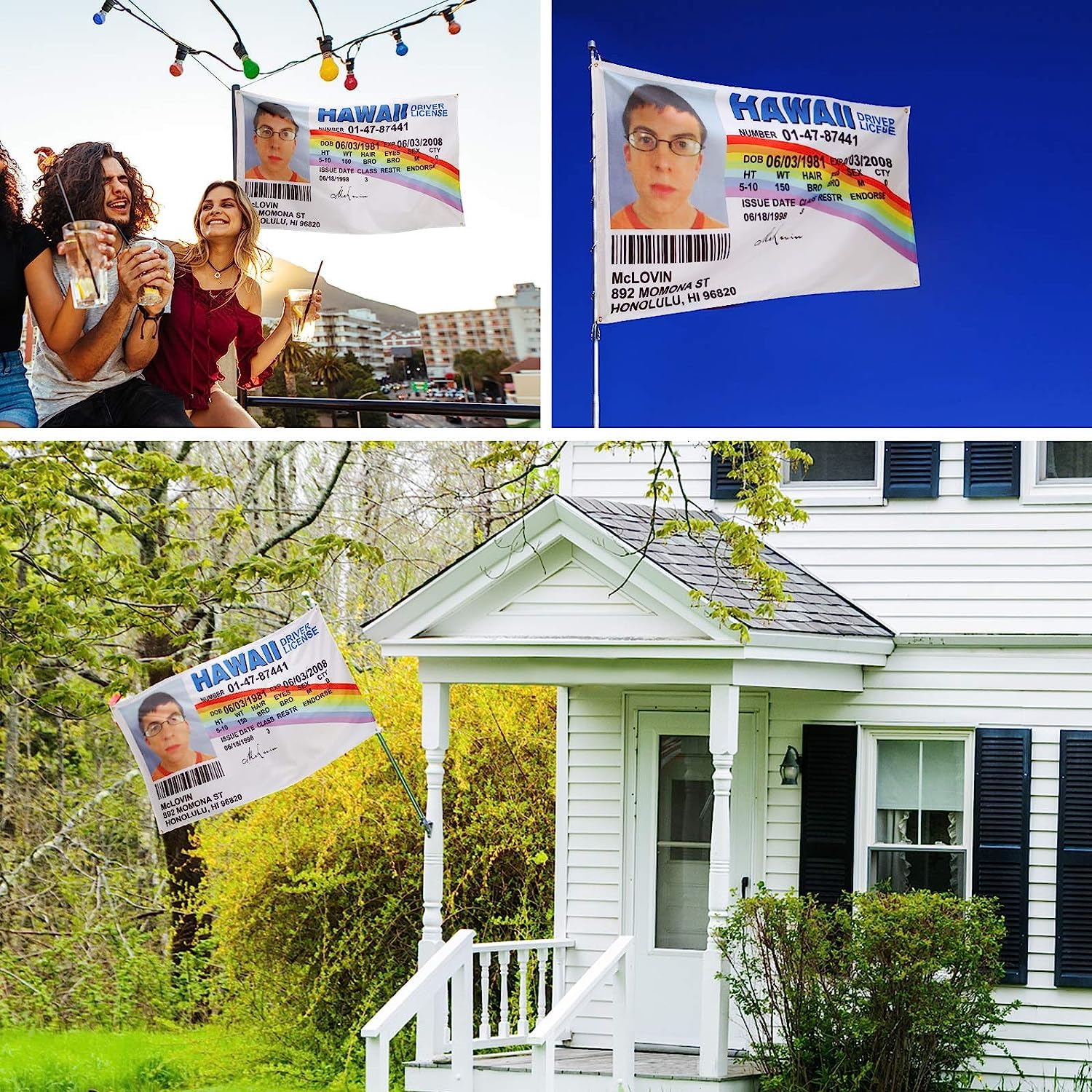 Buduidry campus-friendly flag banner adds festive touch to birthdays and beach days.