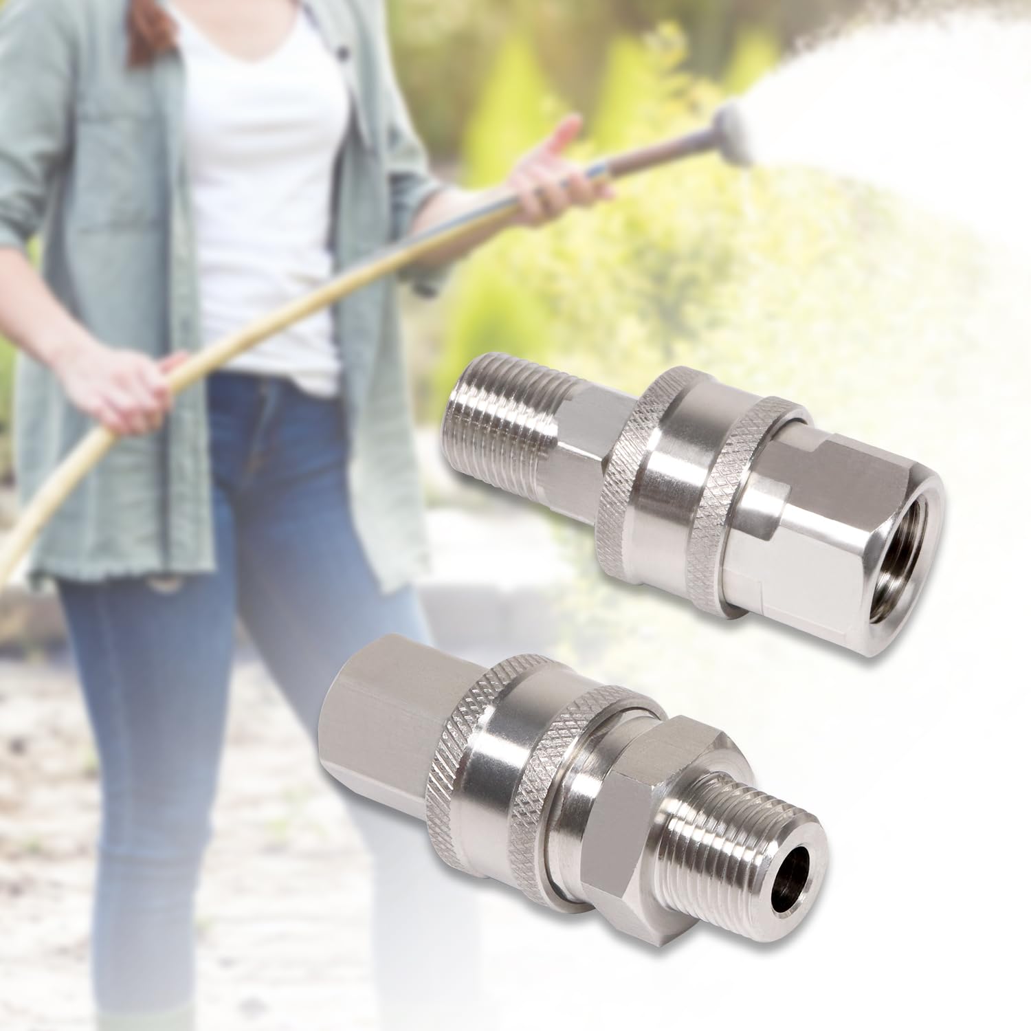 Bufeegua stainless steel quick connect fittings durable and corrosion resistant