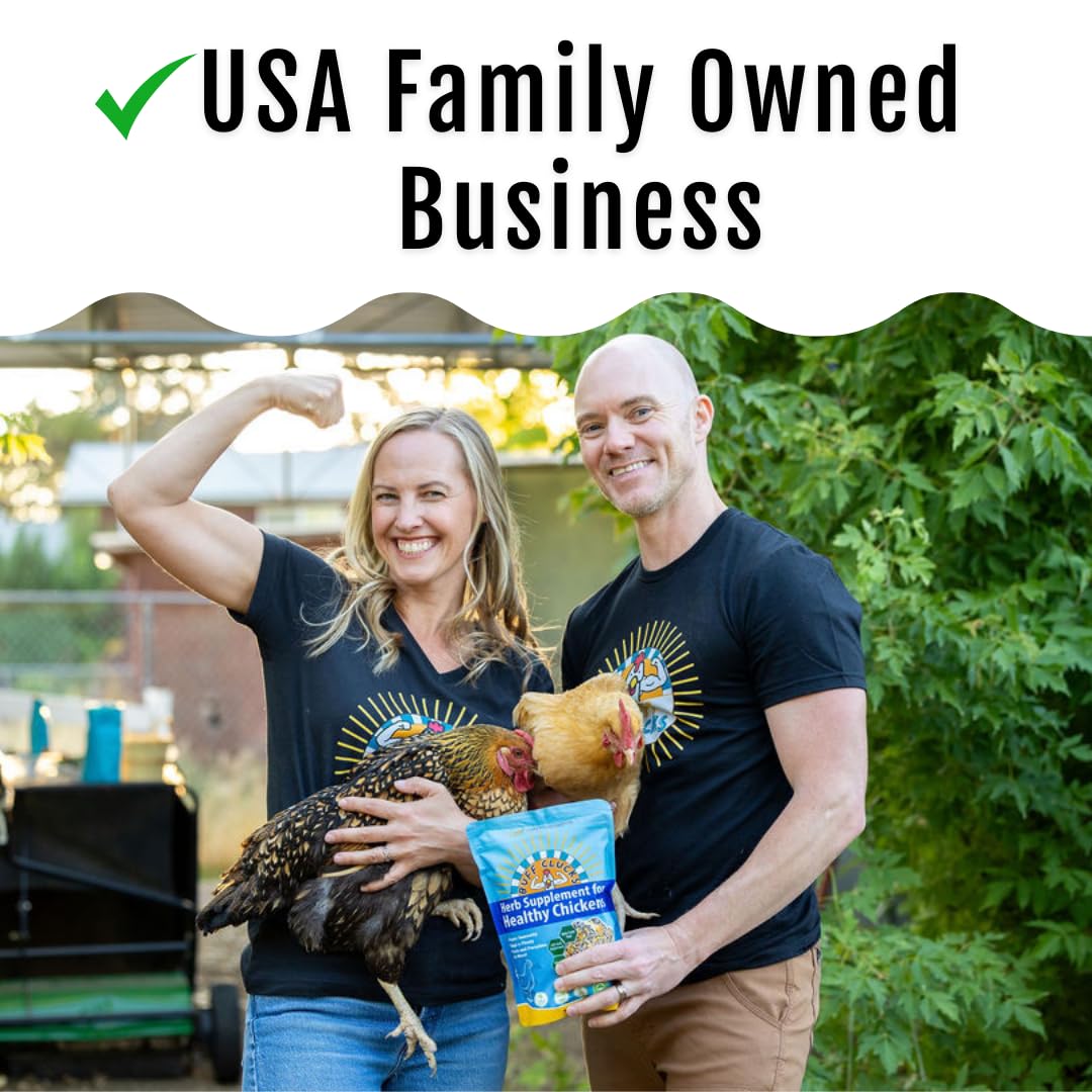 Buff Clucks plant-based poultry feed additive integrates easily into feed schedules.