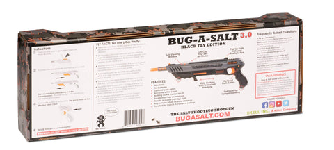 BUG-A-SALT Black Fly 3.0 compact design ideal for outdoor use.