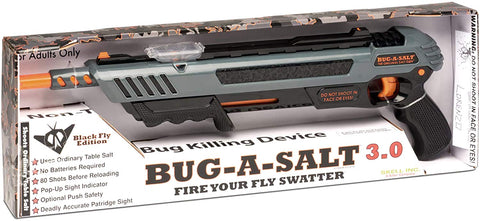 BUG-A-SALT Black Fly 3.0 durable hopper enables easy reloads.