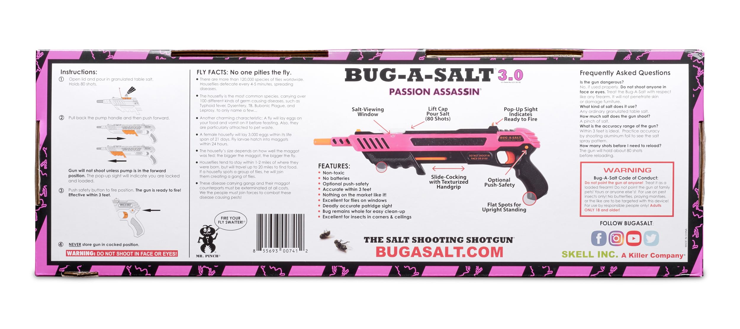 BUG-A-SALT Passion Assassin 3.0 compact design supports easy handling in tight spaces.