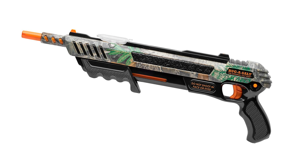 BUG-A-SALT Realtree Camo 3.0 blaster for quick, accurate insect control up to 2-3 feet.
