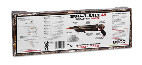 BUG-A-SALT Realtree Camo 3.0 ergonomic grip for steady handling outdoors.